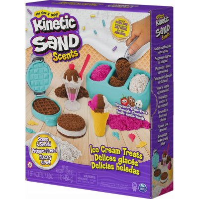 Spin Master Kinetic Sand Voňavé kopečkové zmrzliny 454 g – Zboží Mobilmania