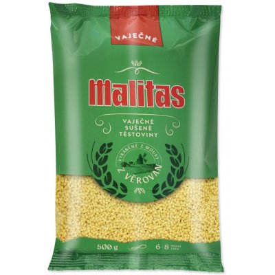 Malitas Těstoviny Tarhoně 0,5 kg – Zboží Dáma