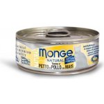 Monge Natural Cat tuňák & kuře & kukuřice 80 g – Zboží Mobilmania