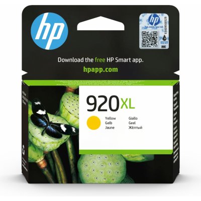 HP 920XL originální inkoustová kazeta žlutá CD974AE – Hledejceny.cz