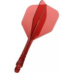 Mission Force 90 Vortex průhledné červené integrované No6 a střední násadky na šipky – Hledejceny.cz