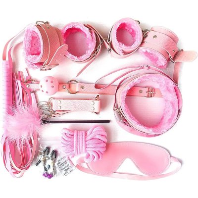 Basic X Jedenáctidílná BDSM sada růžová – Sleviste.cz