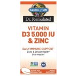 Garden of Life Dr. Formulated Vitamin D3 5000 IU + Zinek 30 kapslí – Hledejceny.cz
