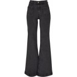 Ladies Vintage Flared Denim Pants - black washed – Zboží Dáma