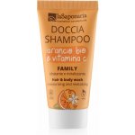 laSaponaria Sprchový gel a šampon 2v1 s BIO pomerančem a vit. C pro celou rodinu 30 ml – Hledejceny.cz