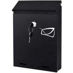 Poštovní schránka Heron kovová antracit 26x18,5x5,5 cm – Zbozi.Blesk.cz