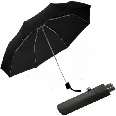 Doppler Fiber Alu Light dámský skládací deštník černý