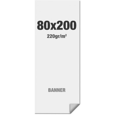 Jansen Display Tisk banner No Curl 80 x 200 cm