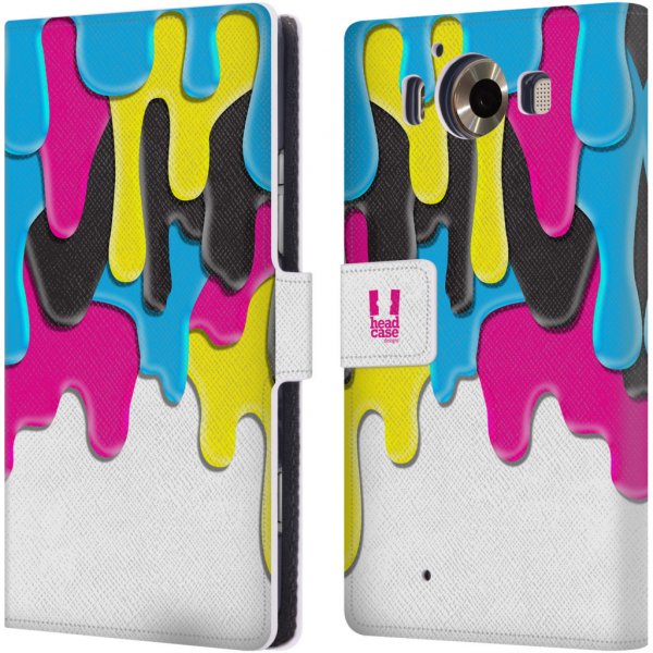 Pouzdro a kryt na mobilní telefon Pouzdro HEAD CASE Microsoft Lumia 950 / LUMIA 950 DUAL SIM ZÁPLAVA BARVA MIX barev