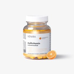 Venira Multivitamin ve formě kostiček 90 tablet pomeranč