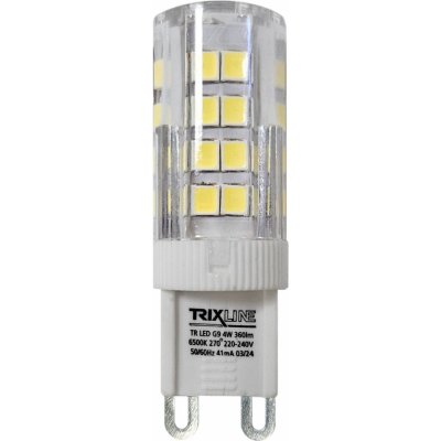 Trixline LED žárovka 4W 360lm G9 6500K studená bílá – Zboží Živě