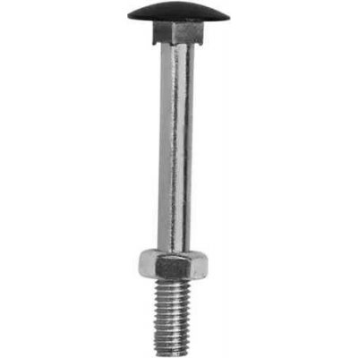 Domax Vratový šroub s maticí a podložkou 6x60mm ZACB06060/4ks černý – Hledejceny.cz