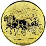 Emblém E152 Koně a kočár – Zboží Dáma