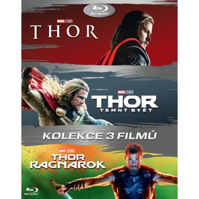 Thor kolekce 1-3 (3Blu-ray): Blu-ray – Zboží Mobilmania