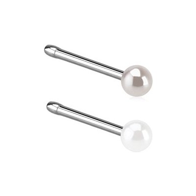 Piercingate piercing do nosu PNO00261 bílá kuličky – Zboží Mobilmania