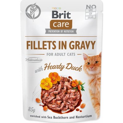 Brit Care Cat Fillets in Gravy Duck 85 g