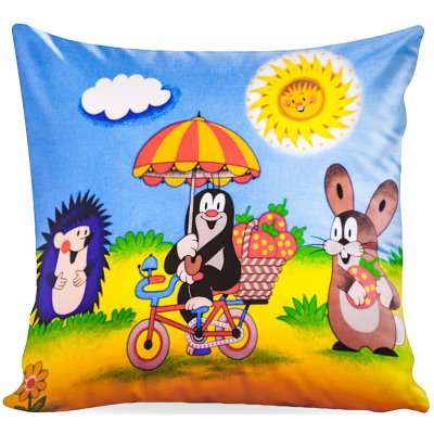 MÚ Polštář Krtek a paraple Krteček 30x30 – Zboží Dáma MÚ Polštář Krtek a paraple Krteček 30x30 – Zboží Dáma