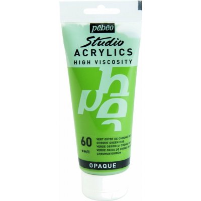 Pébéo Studio Fine akrylová barva chromium oxide green 500 ml – Hledejceny.cz