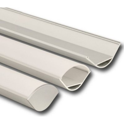 ML-761.045.02.1 Rohový hliníkový profil RL, 30x30 mm, matný difuzor, komplet, 1 m – Sleviste.cz