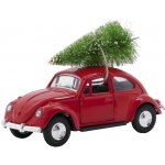 House Doctor Vánoční autíčko Mini Xmas Car Red červená barva kov – Sleviste.cz