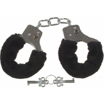 Toyjoy Furry Fun Cuffs plyšová kovová pouta – Zboží Mobilmania