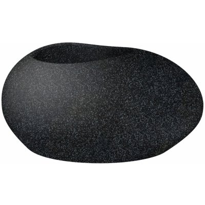 Scheurich Květináč Flow 48 x 23 cm Stony Black – Zboží Mobilmania