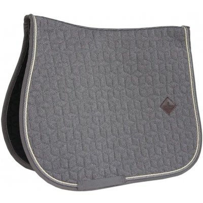 Kentucky Podsedlová dečka Wool šedá – Zboží Dáma