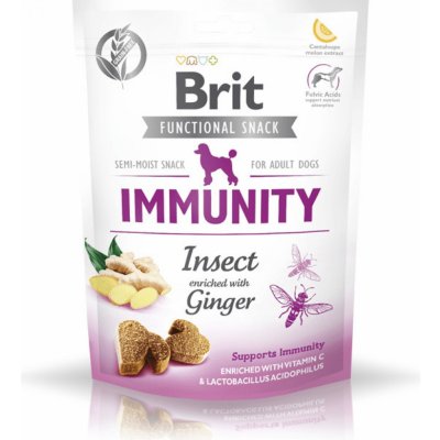 Brit snack Immunity isect & ginger 150 g – Zbozi.Blesk.cz