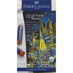 Olejové pastely Faber-Castell Metallic 12 barev – Zboží Dáma