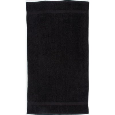 Towel City Luxusní froté jemná osuška s dlouhým vlasem 550 g/m Černá 70 x 130 cm 70 x 130 cm