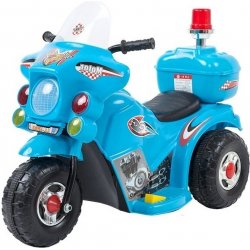Mamido elektrická motorka Policie modrá