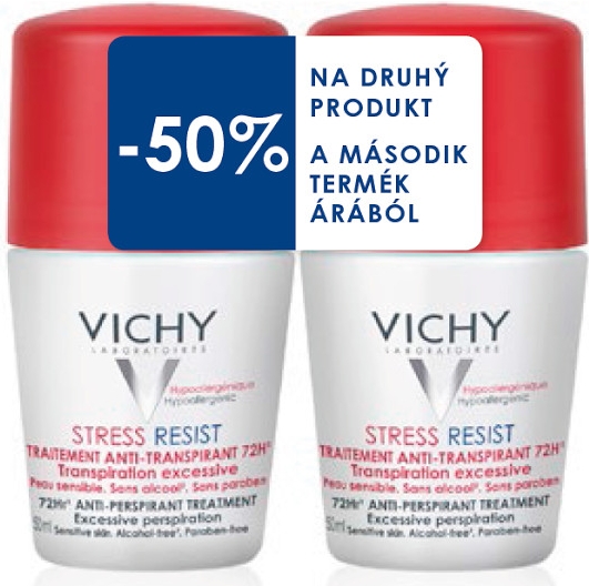Vichy Antiperspirant Stress Resist 72h Duo 2 x 50 ml