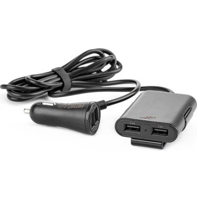 Nabíječka do auta zepředu dozadu se 4 prodlužovacími kabely USB – Hledejceny.cz