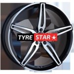 Carmani 15 7,5x18 5x112 ET52 black polished – Hledejceny.cz