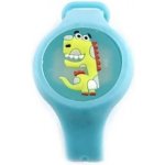 LED náramek TopQ pro děti proti komárům Oranžový s dinosaurem – Zboží Dáma