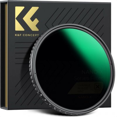 K&F Concept XV40 Nano-X Variable/Fader ND ND8-128, W/O Black Cross 37mm – Zbozi.Blesk.cz