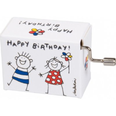 Fridolin Hrací strojek narozeninový Kluk a holka Happy Birthday – Zboží Mobilmania