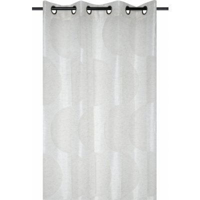 STOF Záclona s kroužky MARTIAL, 140 x 260 cm šedá – Hledejceny.cz
