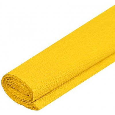 Junior - krepový papír 50 × 200 cm, žlutý – Sleviste.cz