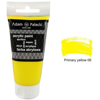Akrylová barva Adam Palacki 75 ml Primary Yellow