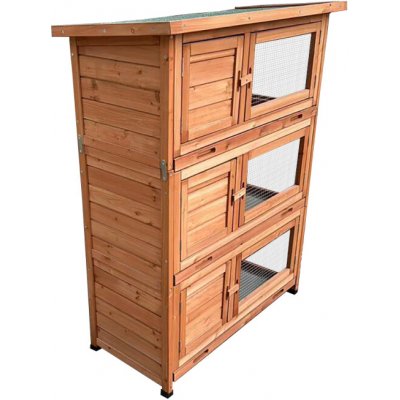 Agrofortel dřevěná králíkárna Nice 915 x 450 x 1160 mm – Zboží Dáma
