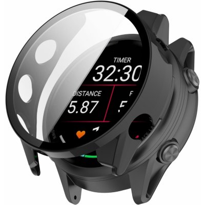 VSECHNONAMOBIL 114706 PC FULL COVER Plastový kryt se sklem pro Garmin Forerunner 570 47mm černý – Zboží Živě