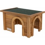 Kerbl Domeček pro králíky a jiné hlodavce dřevěný 45 x 32 x 27 cm – Hledejceny.cz