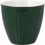 Green Gate Latte cup Alice Pinewood Green zelená barva porcelán 300 ml – Hledejceny.cz