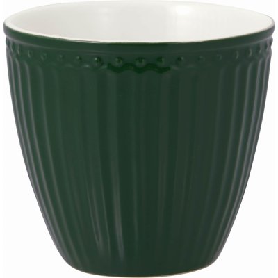 Green Gate Latte cup Alice Pinewood Green zelená barva porcelán 300 ml – Hledejceny.cz