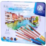 Astra Prestige umělecké akvarelové barvičky z cedrového dřeva 24ks + štětec 312121002 – Hledejceny.cz