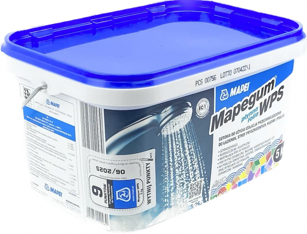 MAPEI MAPEGUM WPS 5Kg hydroizolační stěrka od 747 Kč - Heureka.cz