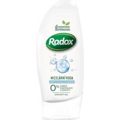 Radox Sensitive Micelární voda sprchový gel pro citlivou pokožku 250 ml – Zbozi.Blesk.cz