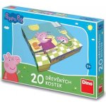 Dino kostky Peppa Pig Veselý den 20 kostek – Zboží Mobilmania