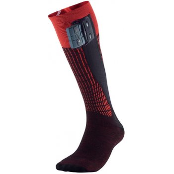 Sidas Vyhřívané ponožky SKI HEAT Červená / černá